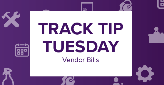 TRACK Tip Tuesday on Vendor Bills